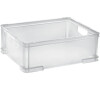 Box s rukojetí Aurora, 19L, transparent Tontarelli