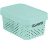 Úložný box INFINITY 4,5l s víkem mint puntíky CURVER