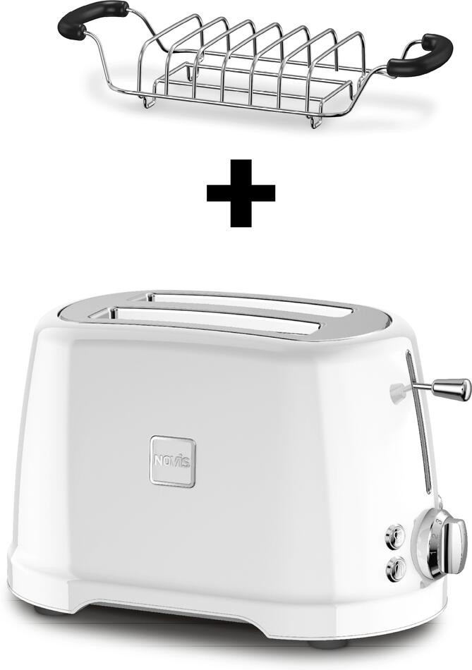 Novis Toaster T2 (bílý) + mřížka na rozpékání ZDARMA