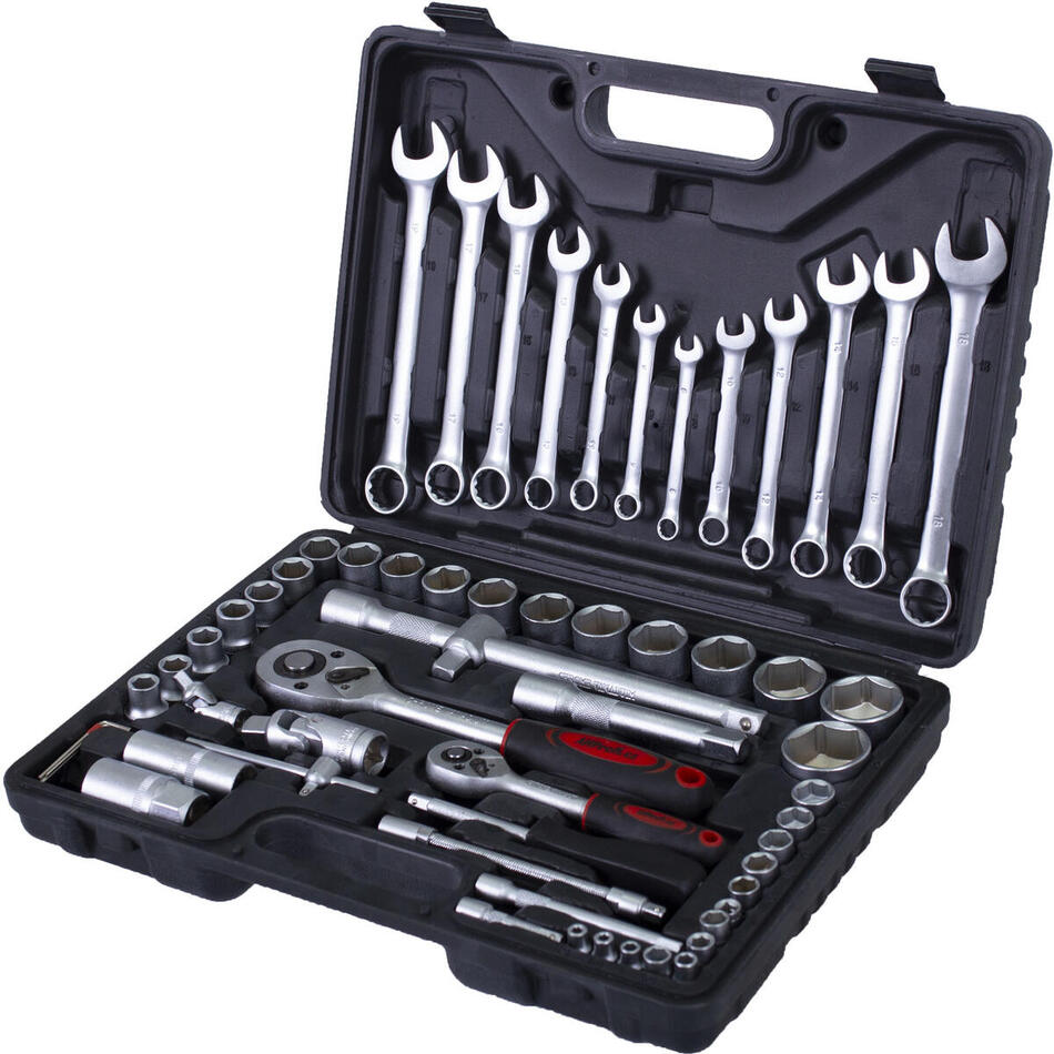 Gola sada s klíči 1/4" a 1/2", 61 ks - AH126101 AHProfi