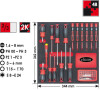Sada šroubováků + Bit-Box - V1518 Vigor