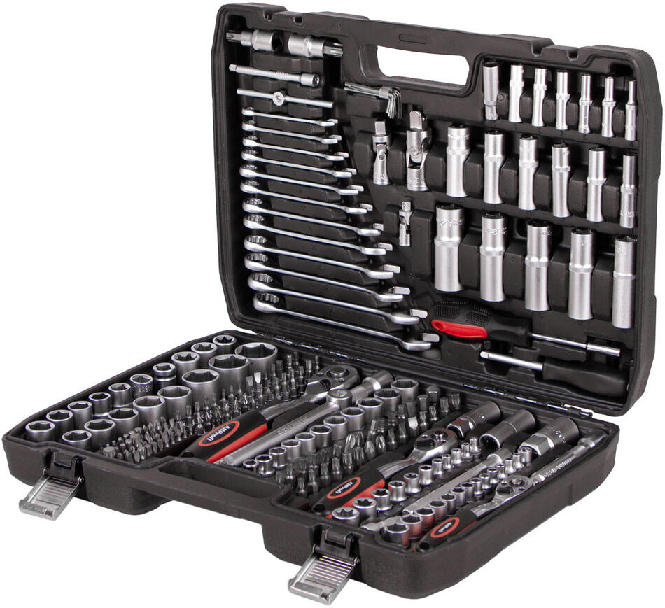 Gola sada Exclusive 1/4", 3/8" a 1/2", 215 dílů - AH12215 AHProfi