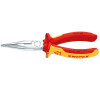 Půlkulaté kleště s břity chromované 160 mm - 2506160 Knipex