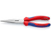 Půlkulaté kleště s břity chromované 200 mm - 2615200T Knipex