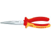 Půlkulaté kleště s břity chromované 200 mm - 2616200 Knipex