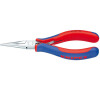 Rovné půlkulaté kleště 145 mm pro elektroniku - 3562145 Knipex