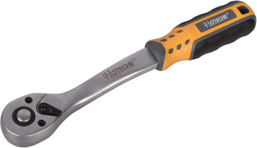 Ráčna 3/8" Hoteche HT200102 (210 mm), vyhnutá
