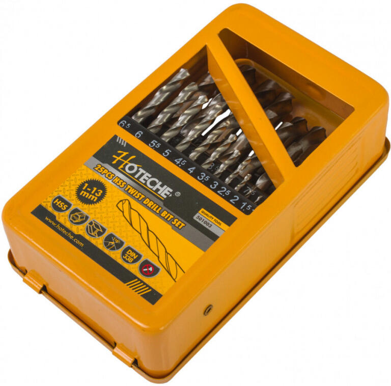 Sada vrtáků do kovu Hoteche HT501003 (25 ks)