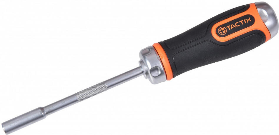 Ráčnový šroubovák s bity 240 mm, 7 ks - TC205245 Tactix