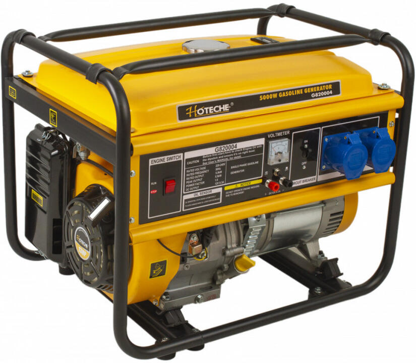 Benzínová elektrocentrála Hoteche HTG820004 5000 W