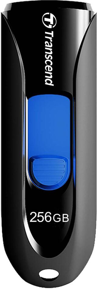 TRANSCEND USB Flash Disk 512GB JetFlash®790, USB 3.1 (R:100/W:40 MB/s) černá/modrá (TS512GJF790K)