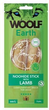 WOOLF Earth poch. NooHide L Sticks with Lamb 85g