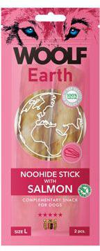 WOOLF Earth poch. NooHide L Sticks with Salmon 85g