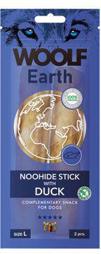 WOOLF Earth poch. NooHide L Sticks with Duck 85g
