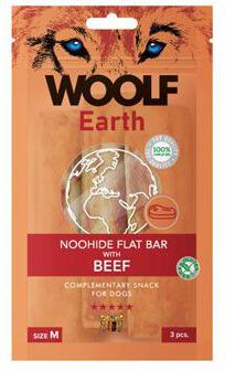 WOOLF Earth poch. NooHide M Flat Bar Beef 90g