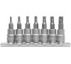 Sada bitů 1/4" 7 ks TS10-TS40 torx Yato
