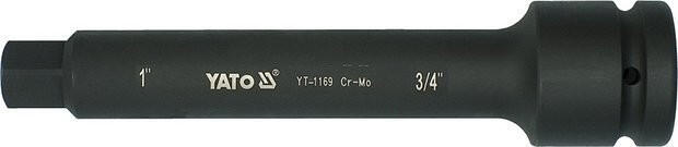 Nástavec adaptér 1" - 3/4" rázový 250 mm CrMo Yato