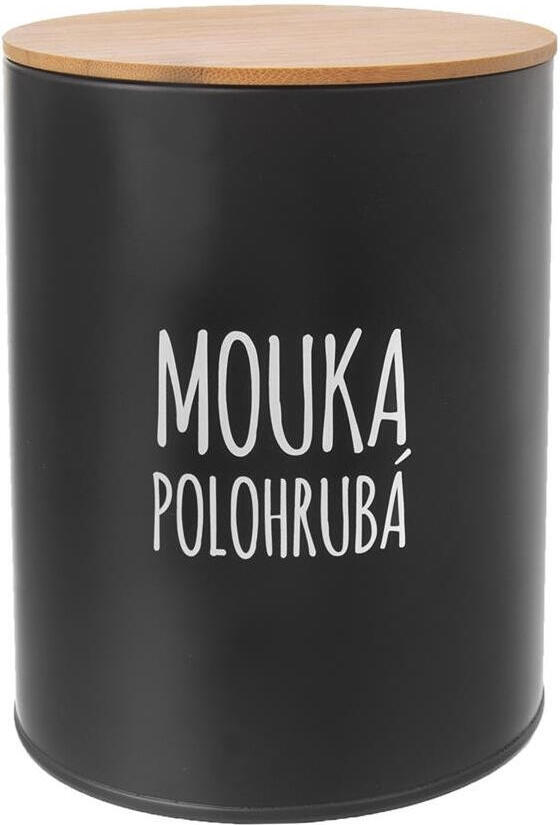 Dóza Orion Polohrubá mouka BLACK, pr. 13 cm