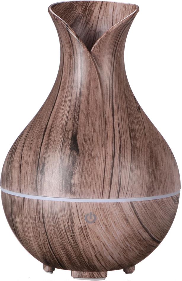 Aroma difuzer Sixtol Bloom, šedé dřevo, 200ml