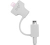 PQI i-Cable Du-Plug 90 White