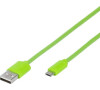 Vivanco USB kabel zelená