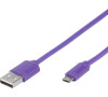 Vivanco USB kabel fialová