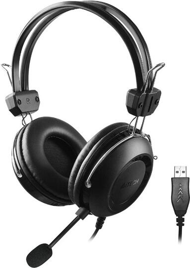 A4tech HU-35 sluchátka USB černá barva