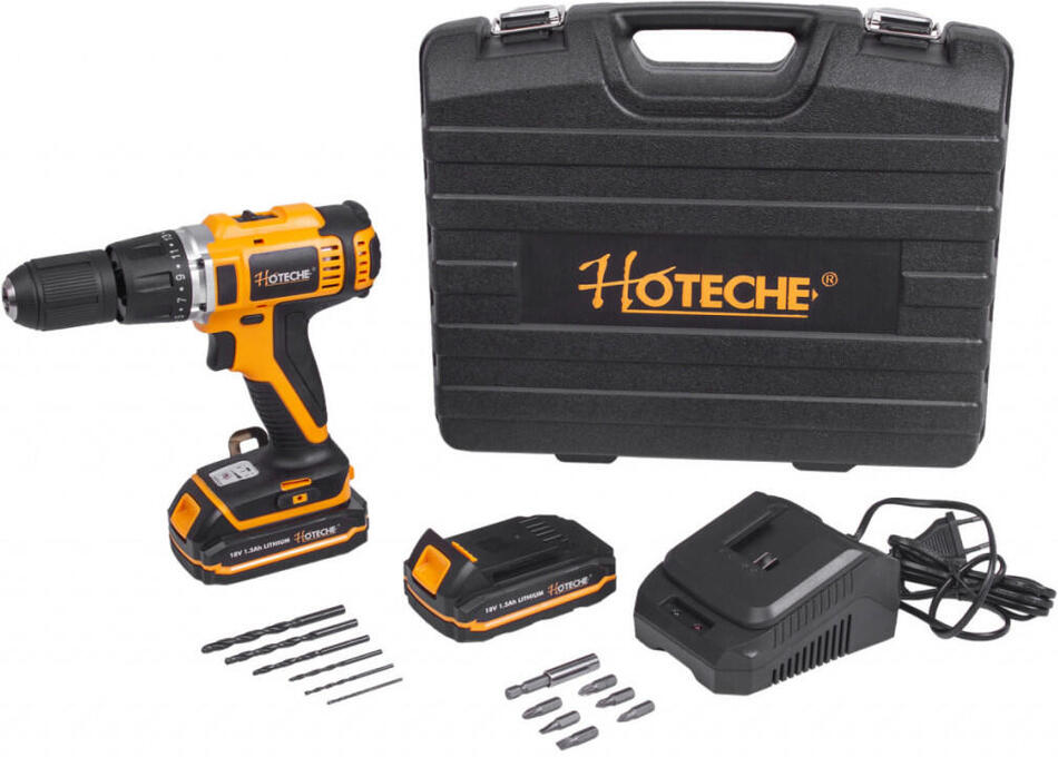 AKU vrtačka s příklepem Hoteche HTP800105 18V