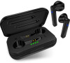 CONNECT IT True Wireless SONICBASS sluchátka do uší s mikrofonem, ČERNÁ (CEP-1000-BK)