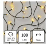 LED vánoční řetěz, 5 m, vnitřní, teplá bílá