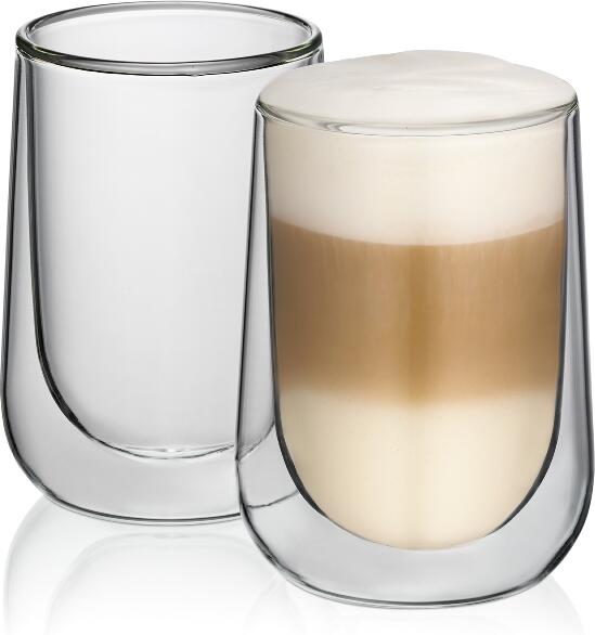 KELA Sklenice na latte macchiato FONTANA sada 2 ks 250 ml KL-12405