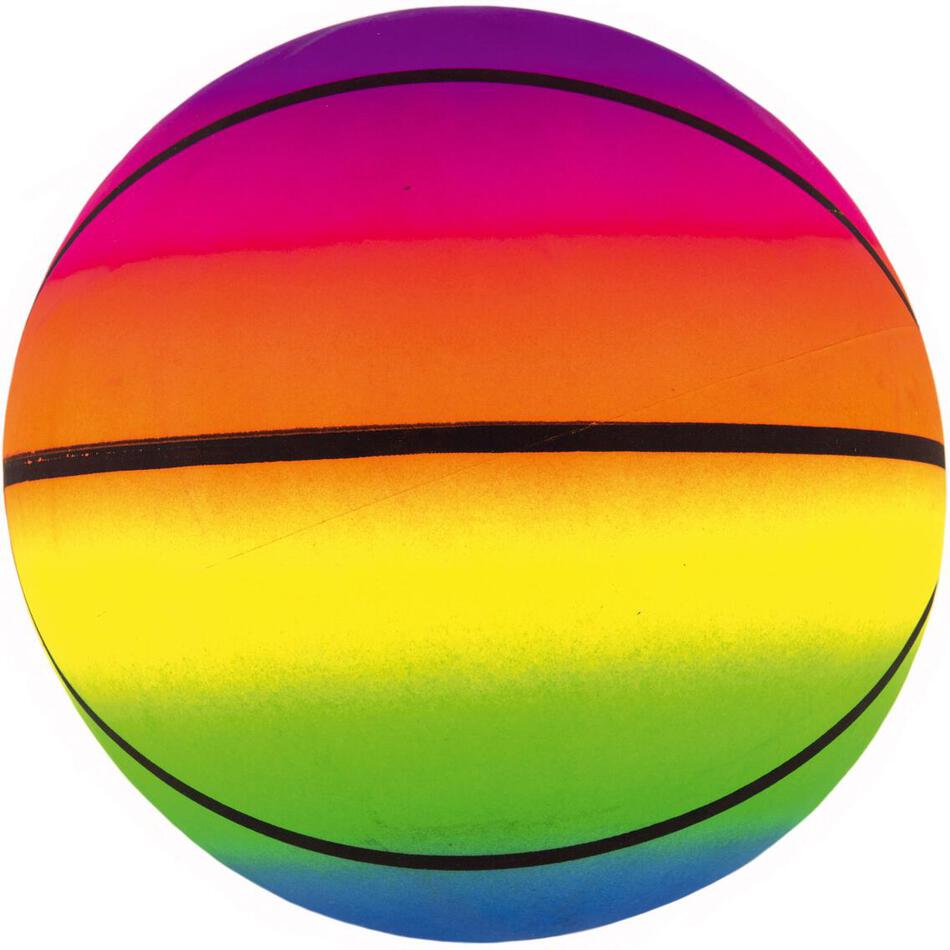 Teddies Míč basketbal gumový nafouknutý 20cm v síťce