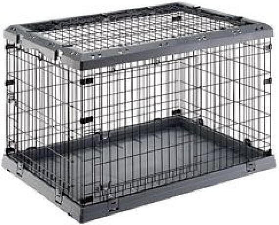 Přepravka SUPERIOR 105 skládací pro psy šedá Ferplast