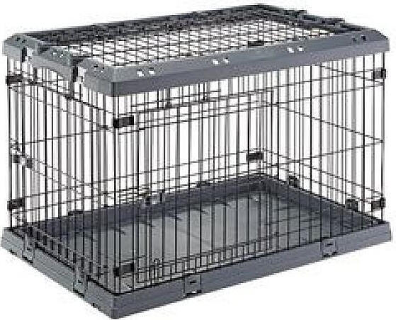 Přepravka SUPERIOR 90 skládací pro psy šedá Ferplast