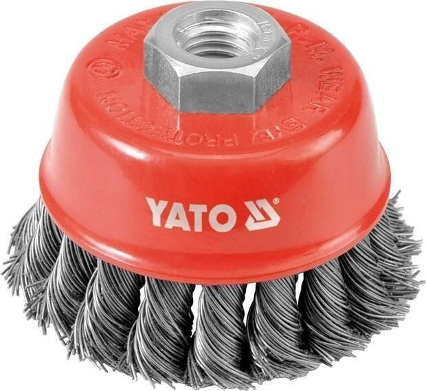 Kartáč drátěný čelní M14 x 60 mm Yato