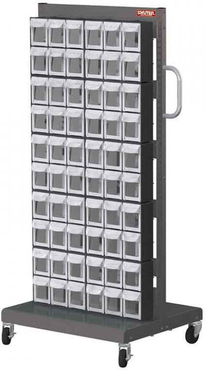 Mobilní organizér na šroubky do dílny, 120 boxů - MS-26000 Shuter