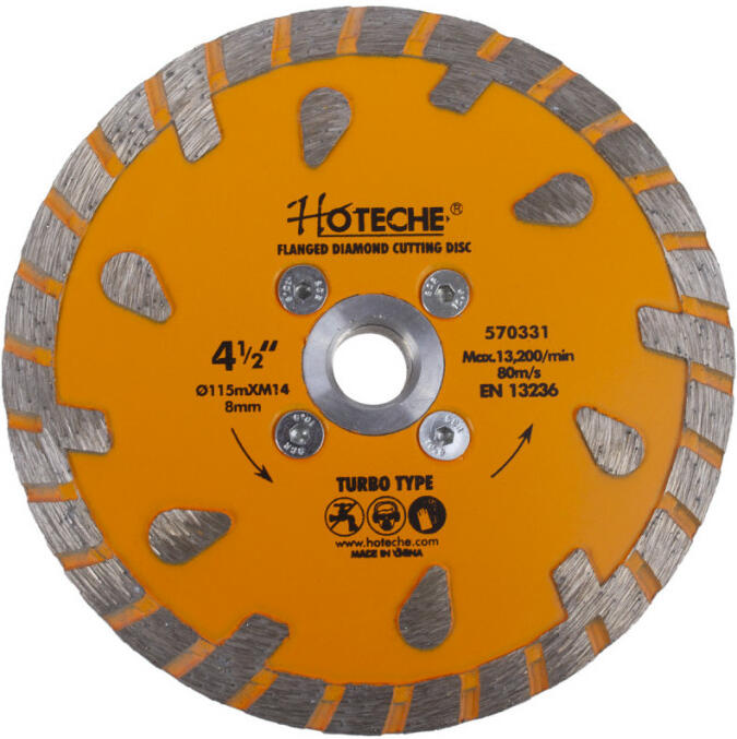 Diamantový řezný kotouč Hoteche HT570331 115 mm, TURBO