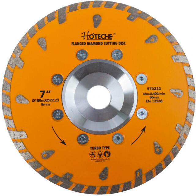 Diamantový řezný kotouč Hoteche HT570333 180 mm, TURBO