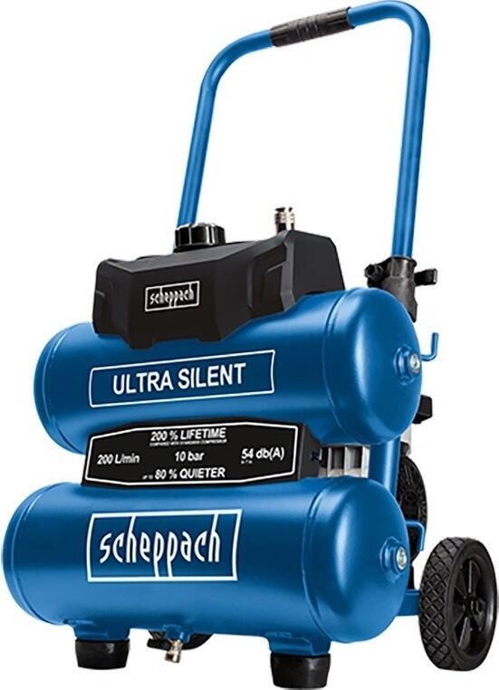 Bezolejový kompresor Scheppach HC 20 Si Twin, 20 l