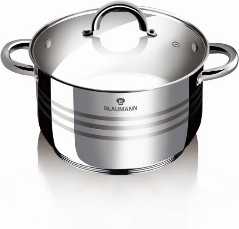 BLAUMANN Hrnec s poklicí nerez 16 cm Gourmet Line BL-1006
