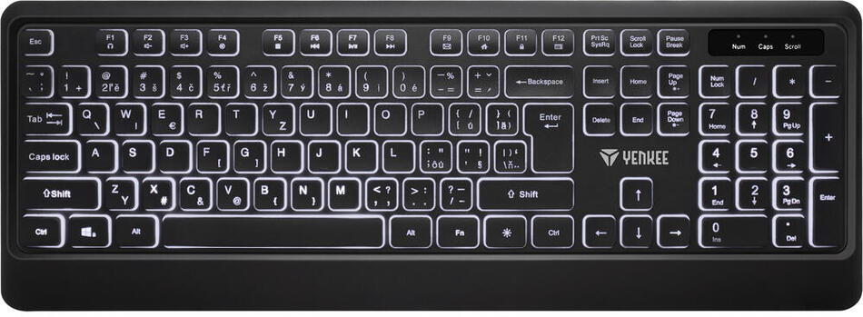 Klávesnice Yenkee YKB 1025CS VISION podsvícená