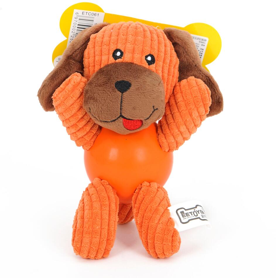 Reedog dog ball, pískací plyšová hračka, 17 cm
