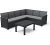 EMMA 6 SEATERS CORNER + ORLANDO TABLE Keter