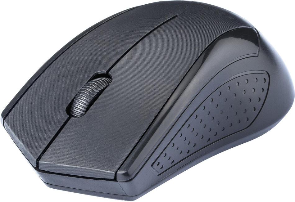 C-Tech WLM-07/Kancelářská/Optická/1 200 DPI/Bezdrátová USB/Černá