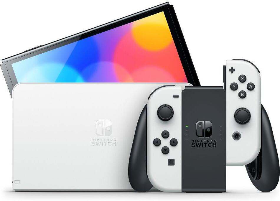 Herní konzole Nintendo Switch OLED, bílá