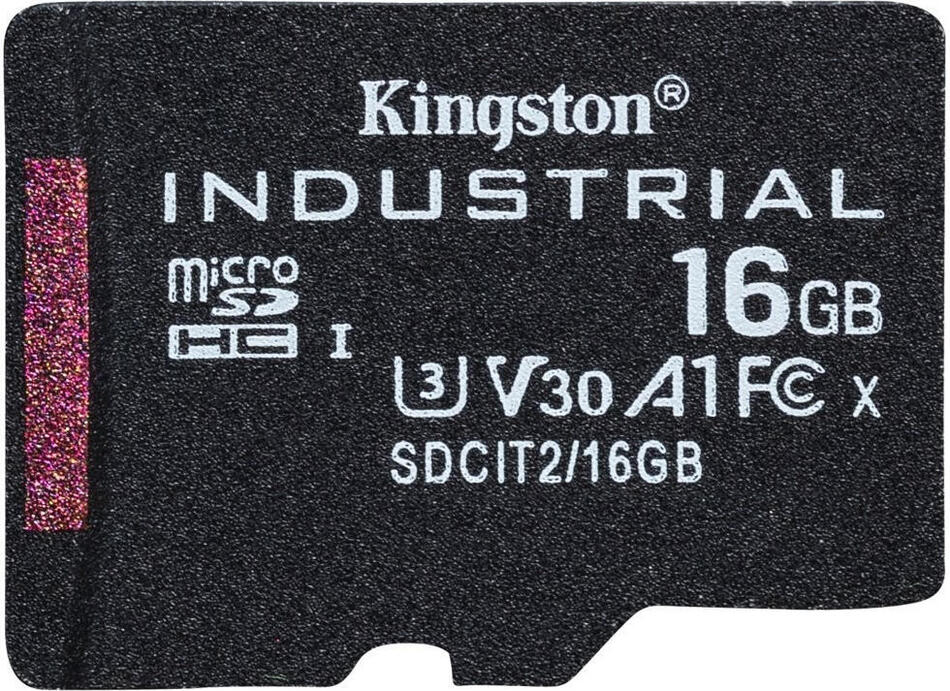 Kingston Industrial/micro SDHC/16GB/UHS-I U3 / Class 10 (SDCIT2/16GBSP)
