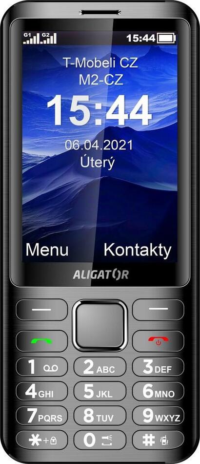 ALIGATOR D950 Dual sim antracit