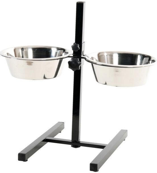 Miska pro psy Zolux nastavitelný stojan, 2x2,75L