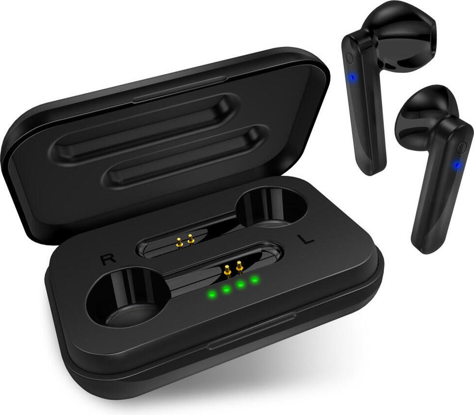 Bezdrátová sluchátka Connect IT True Wireless SonicBass, černá