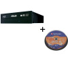 BUNDLE ASUS BW-16D1HT BLACK interní BD-RW + soft new + Verbatim DVD-R 10cake